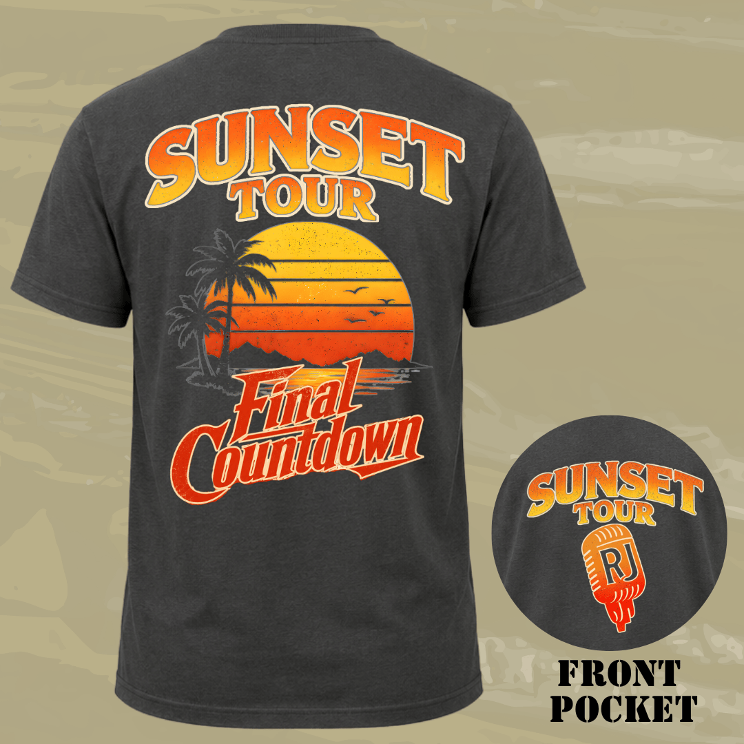 Sunset Tour Back T-shirt