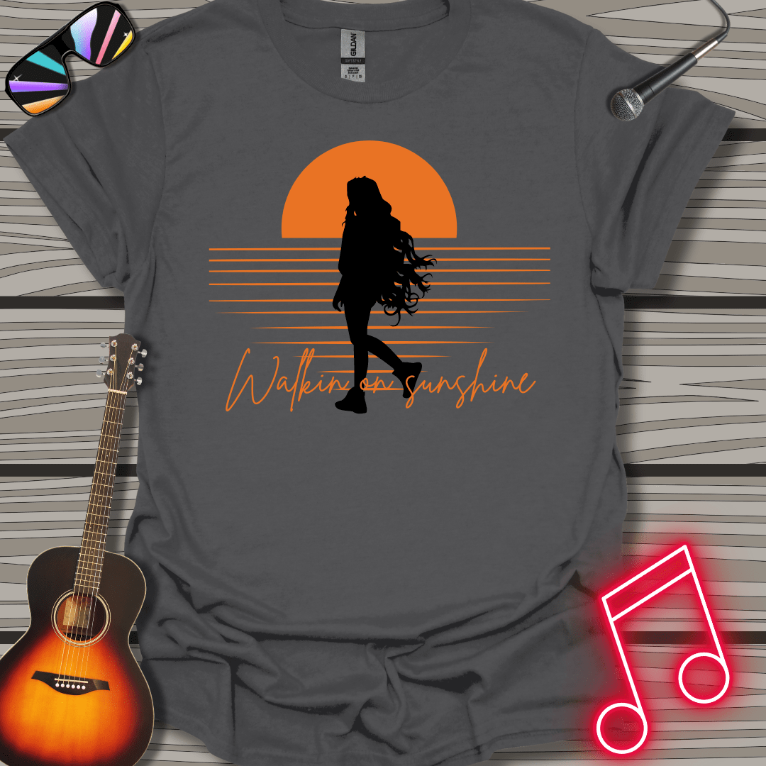 Woman Walking On Sunshine T-shirt