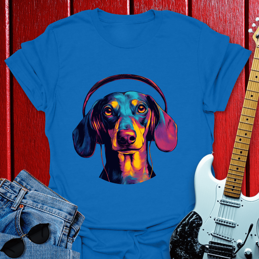Dachshund Tuned In T-shirt