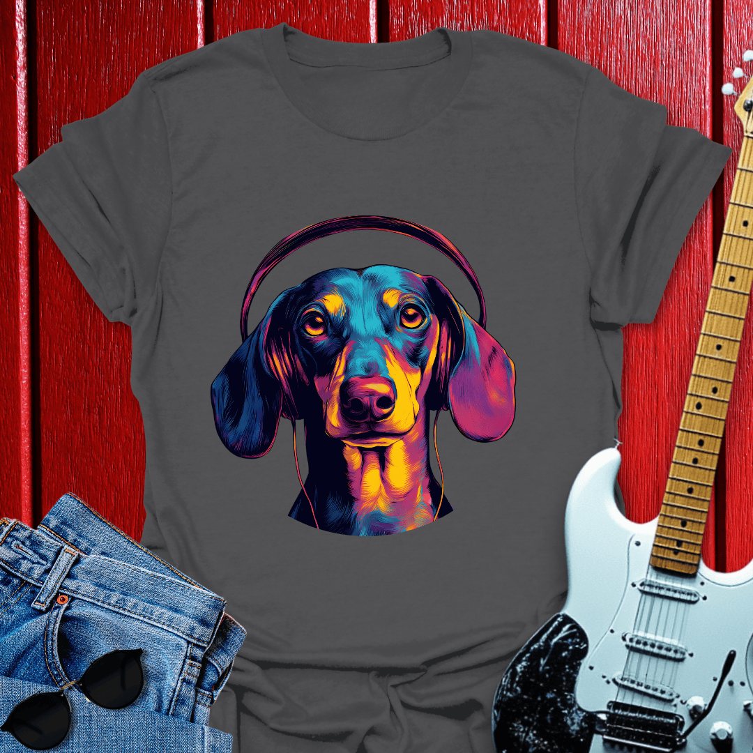 Dachshund Tuned In T-shirt