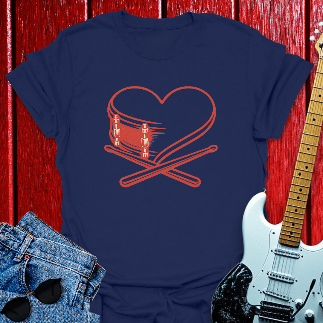 Drum Heart T-shirt