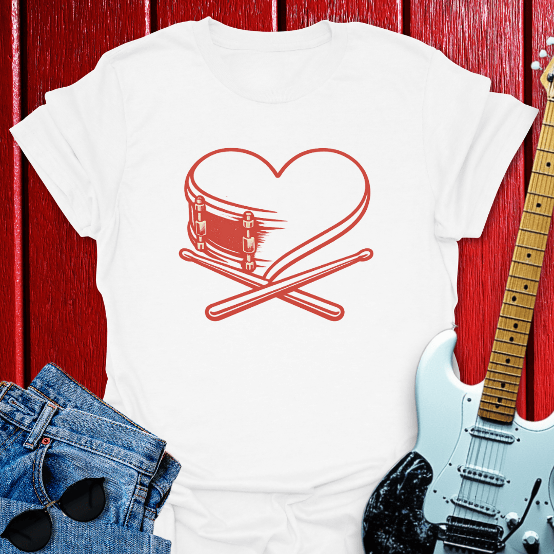 Drum Heart T-shirt