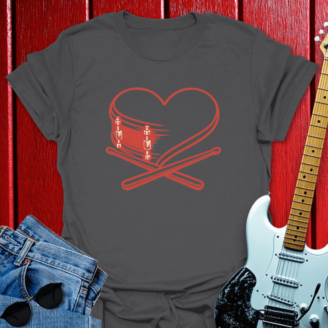 Drum Heart T-shirt
