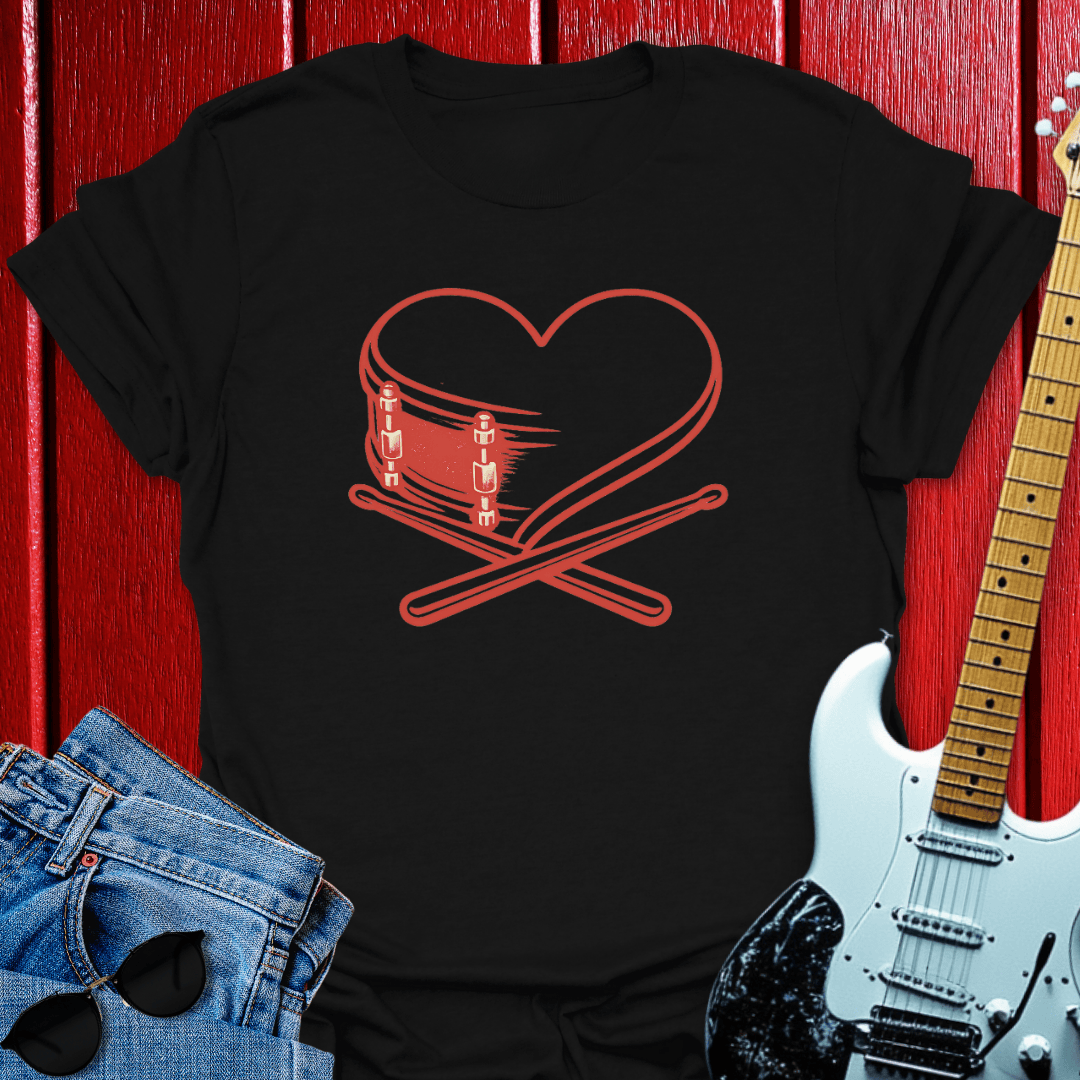 Drum Heart T-shirt