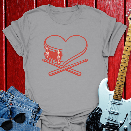Drum Heart T-shirt