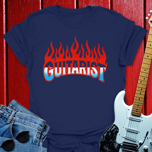 Flame Guitar T-shirt