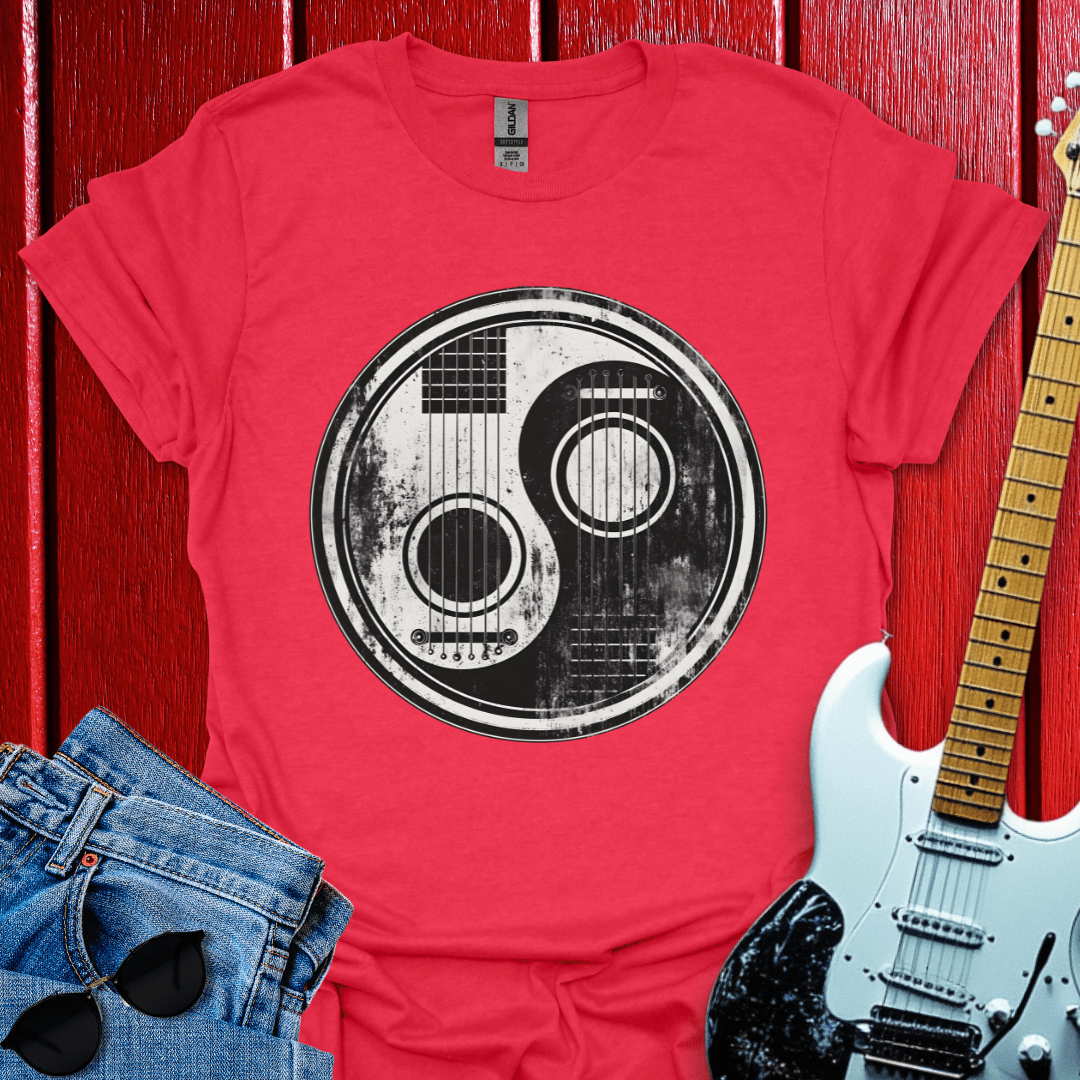 Distressed Yin/Yang T-shirt