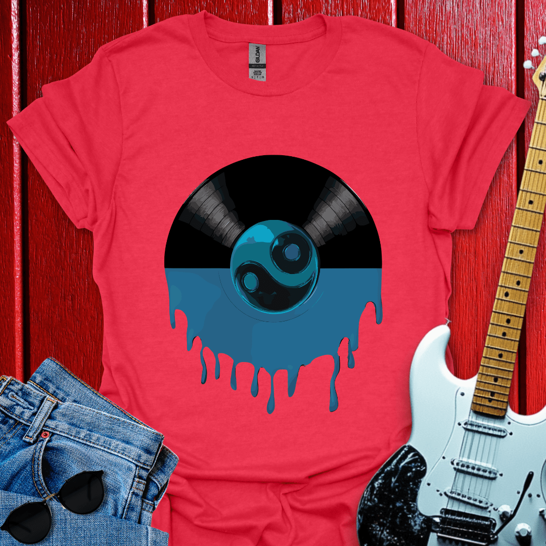 Melted Yin/Yang Record T-shirt