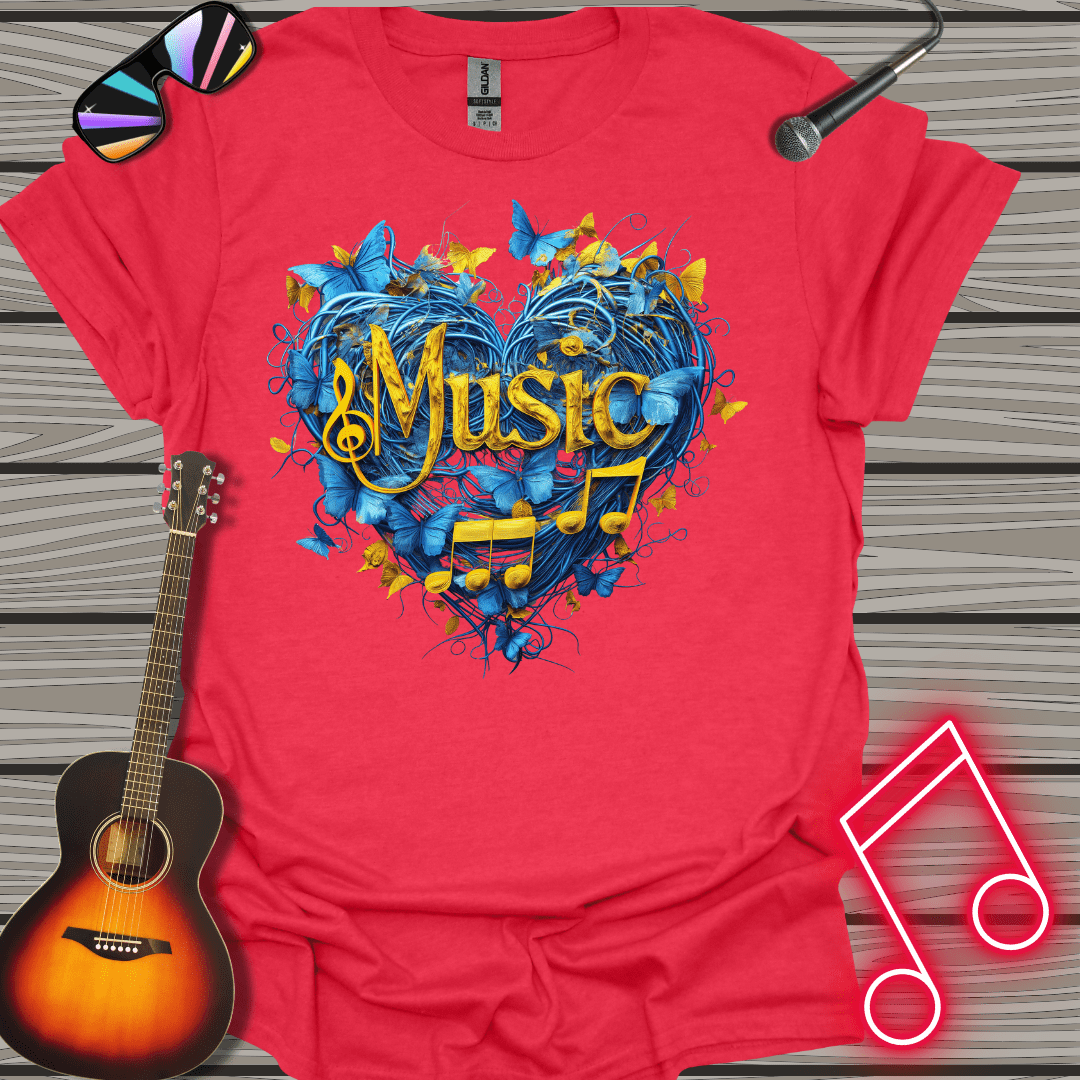 Musical Heart T-shirt