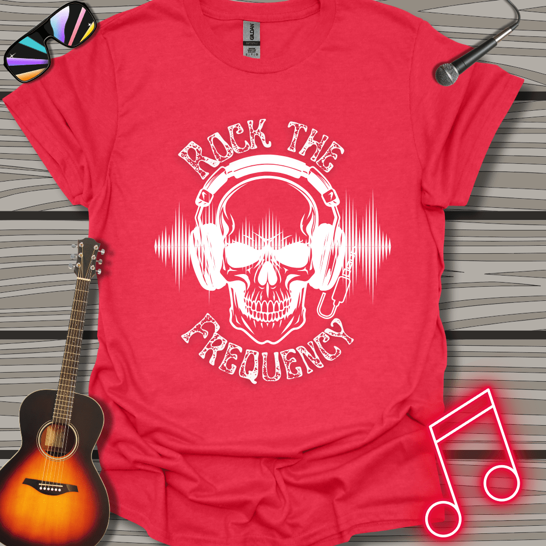 Rock The Frequency (White) T-shirt