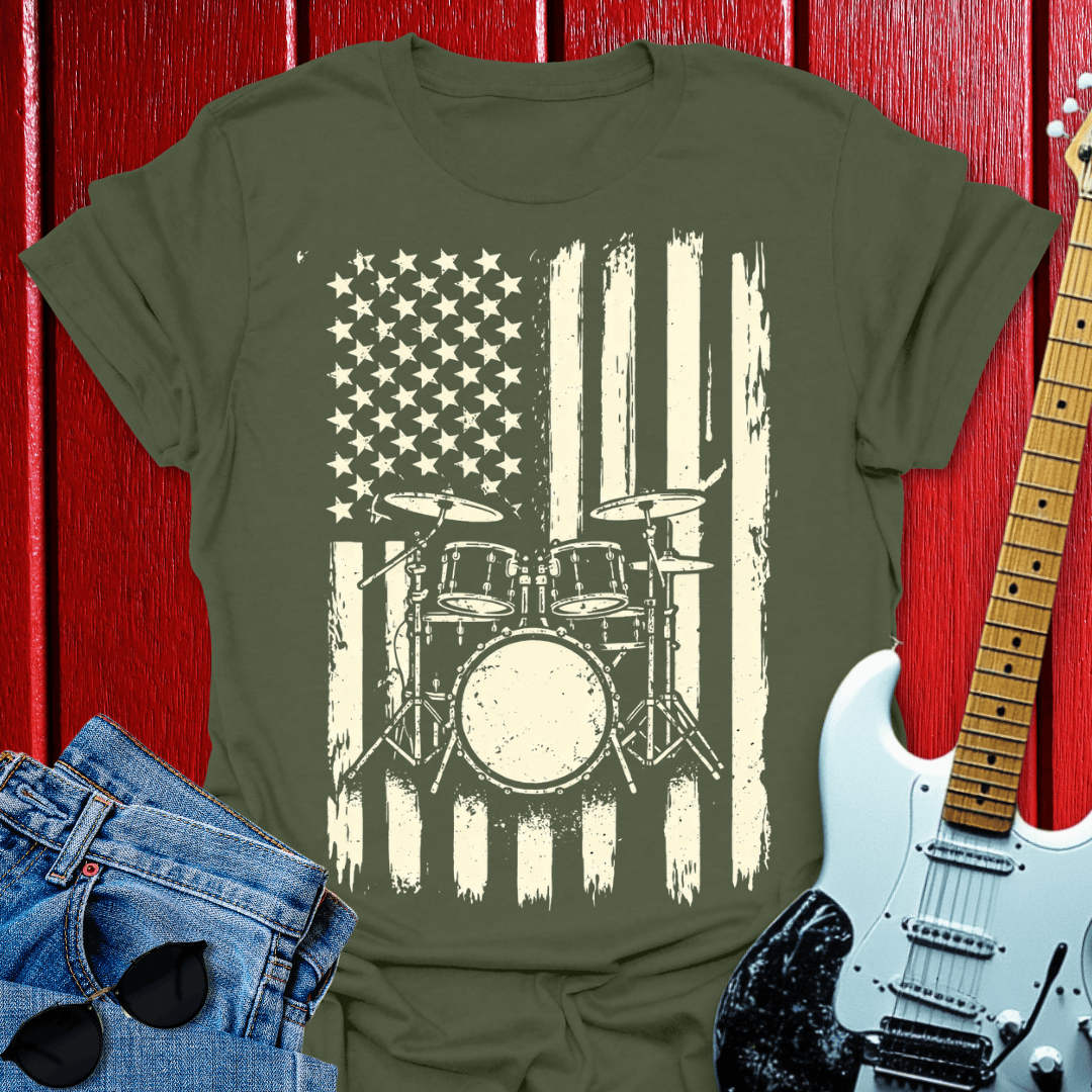 Drum Flag T-shirt