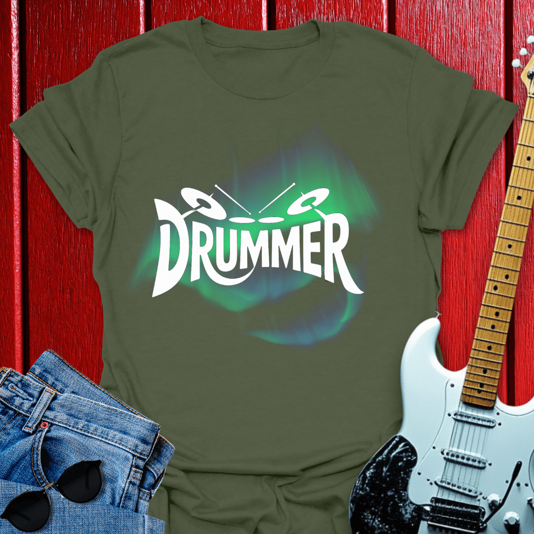 Font Drummer T-shirt
