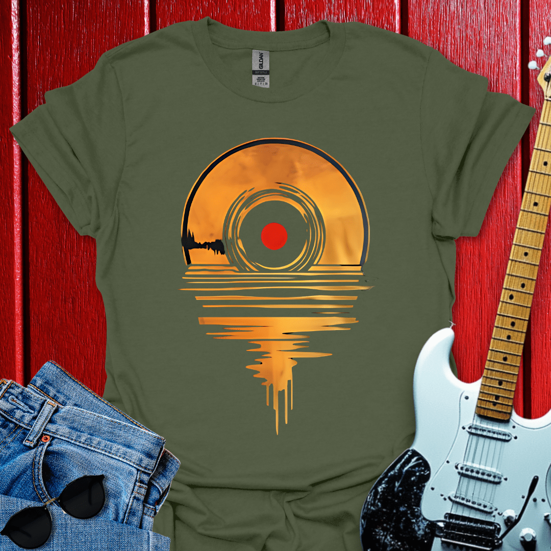 Golden Melting Record T-shirt