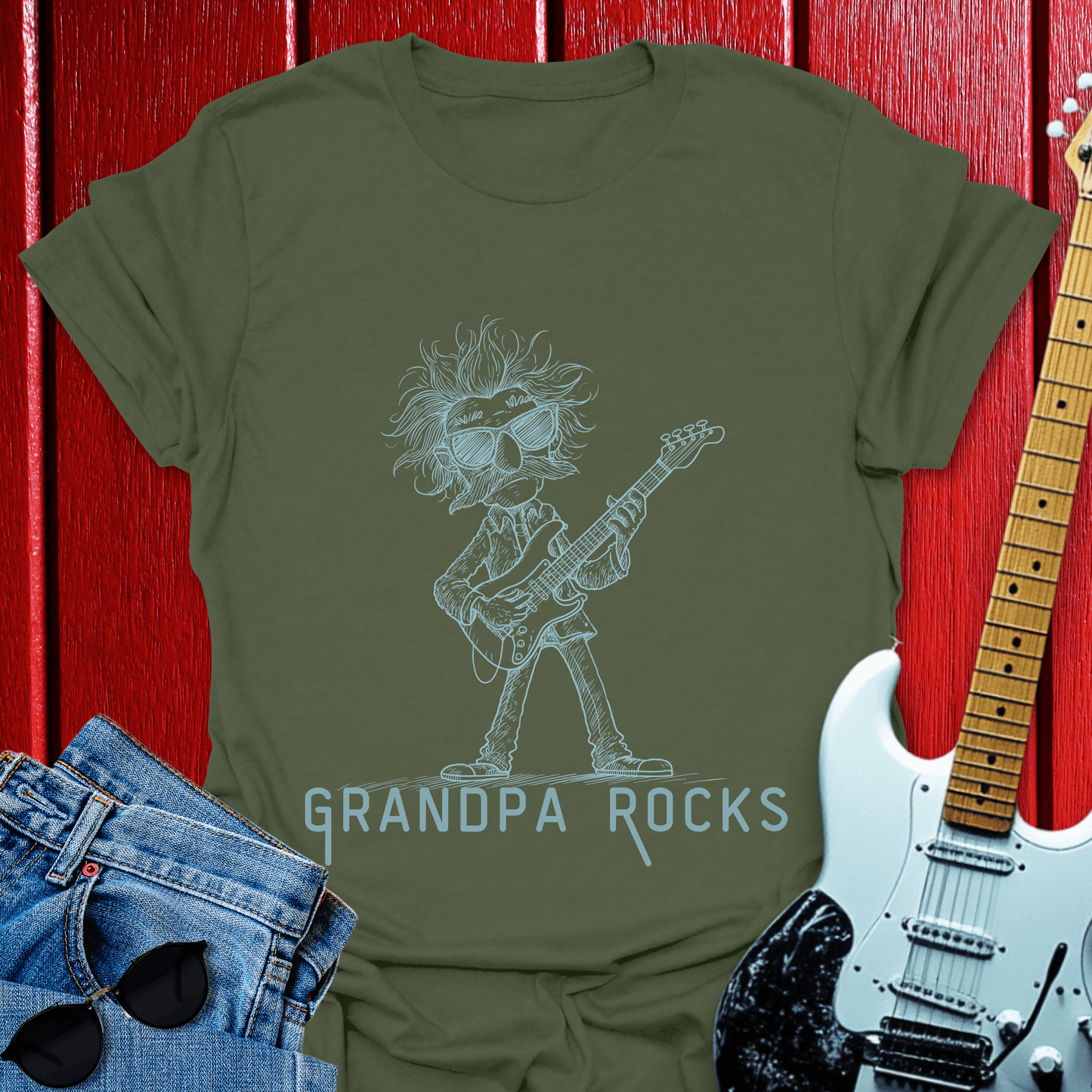 Grandpa Rocks T-shirt