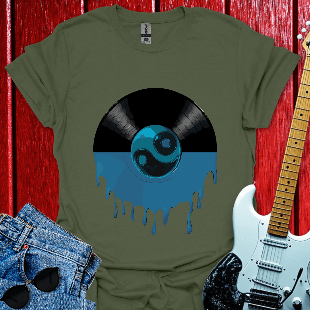 Melted Yin/Yang Record T-shirt