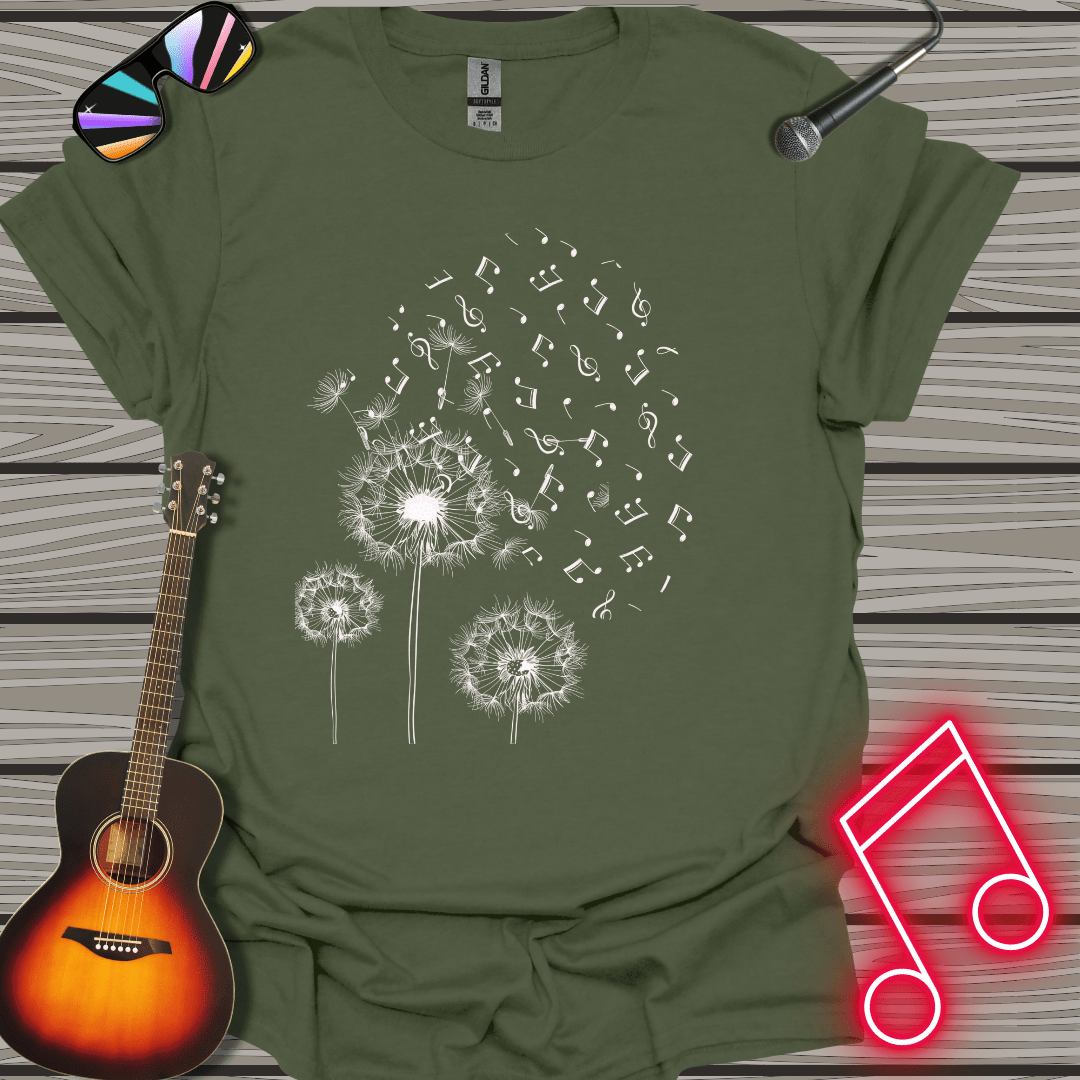 Musical Dandelions T-shirt