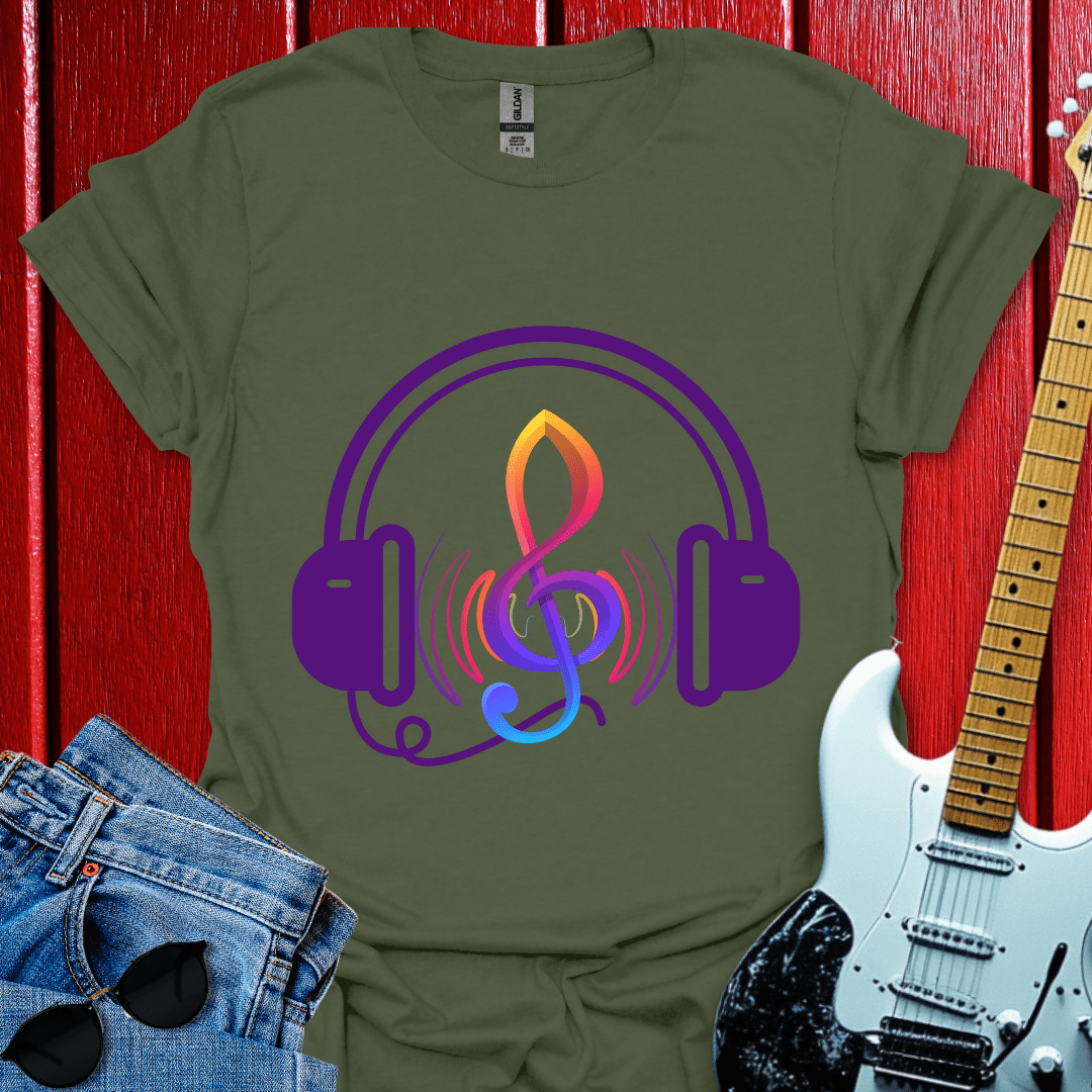 Musical Headphones T-shirt