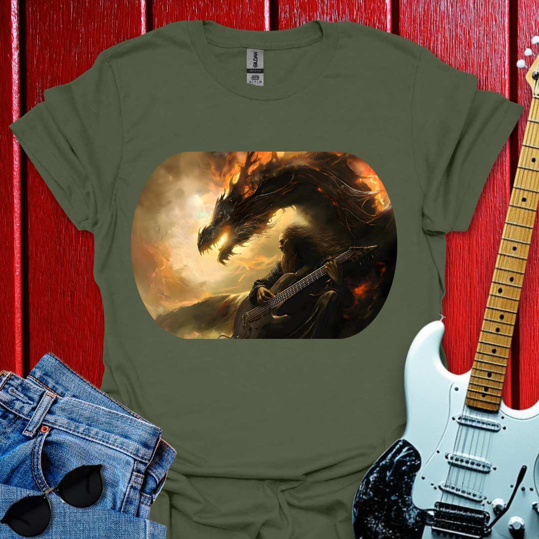 Musical Sage With Dragon T-shirt