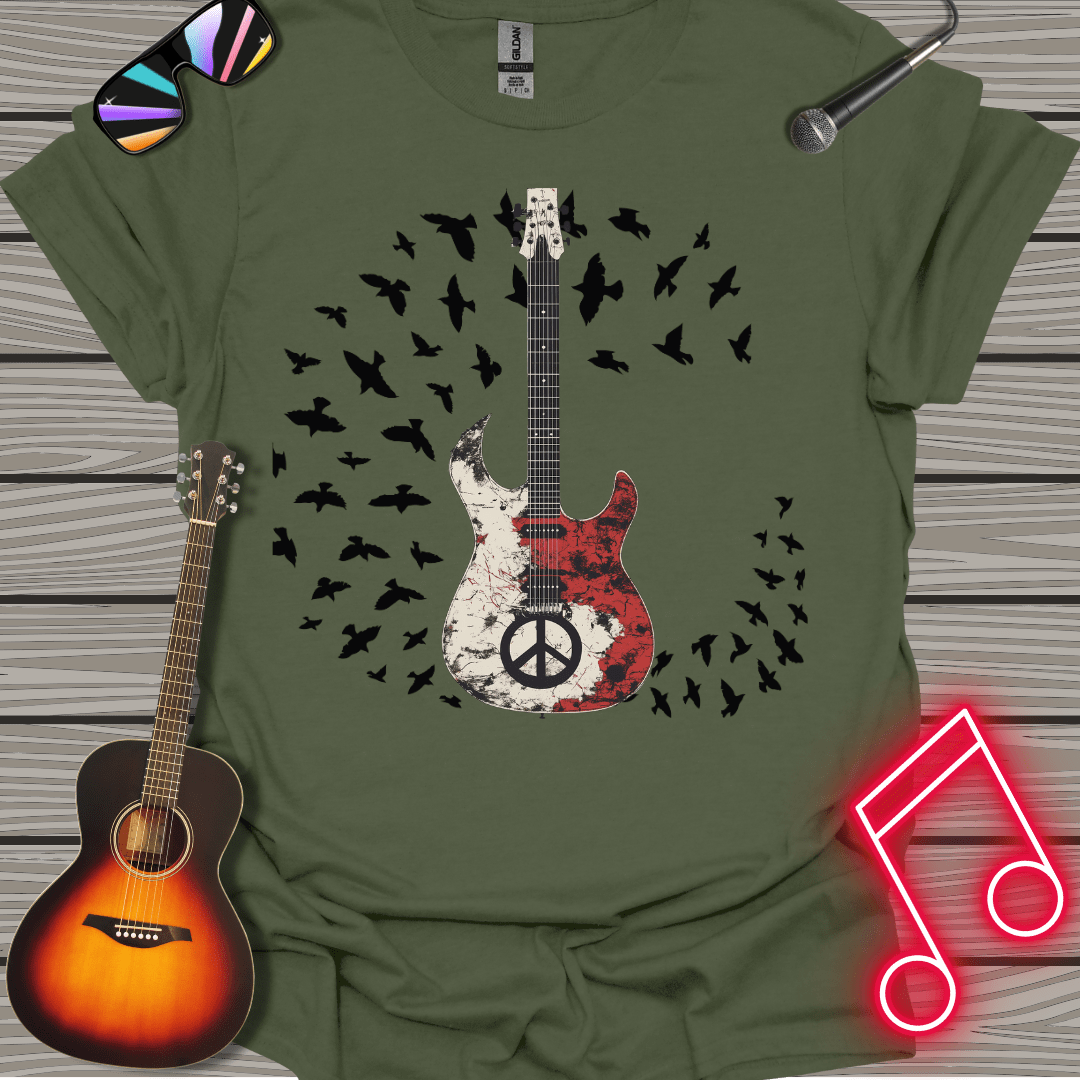 Peace Guitar T-shirt