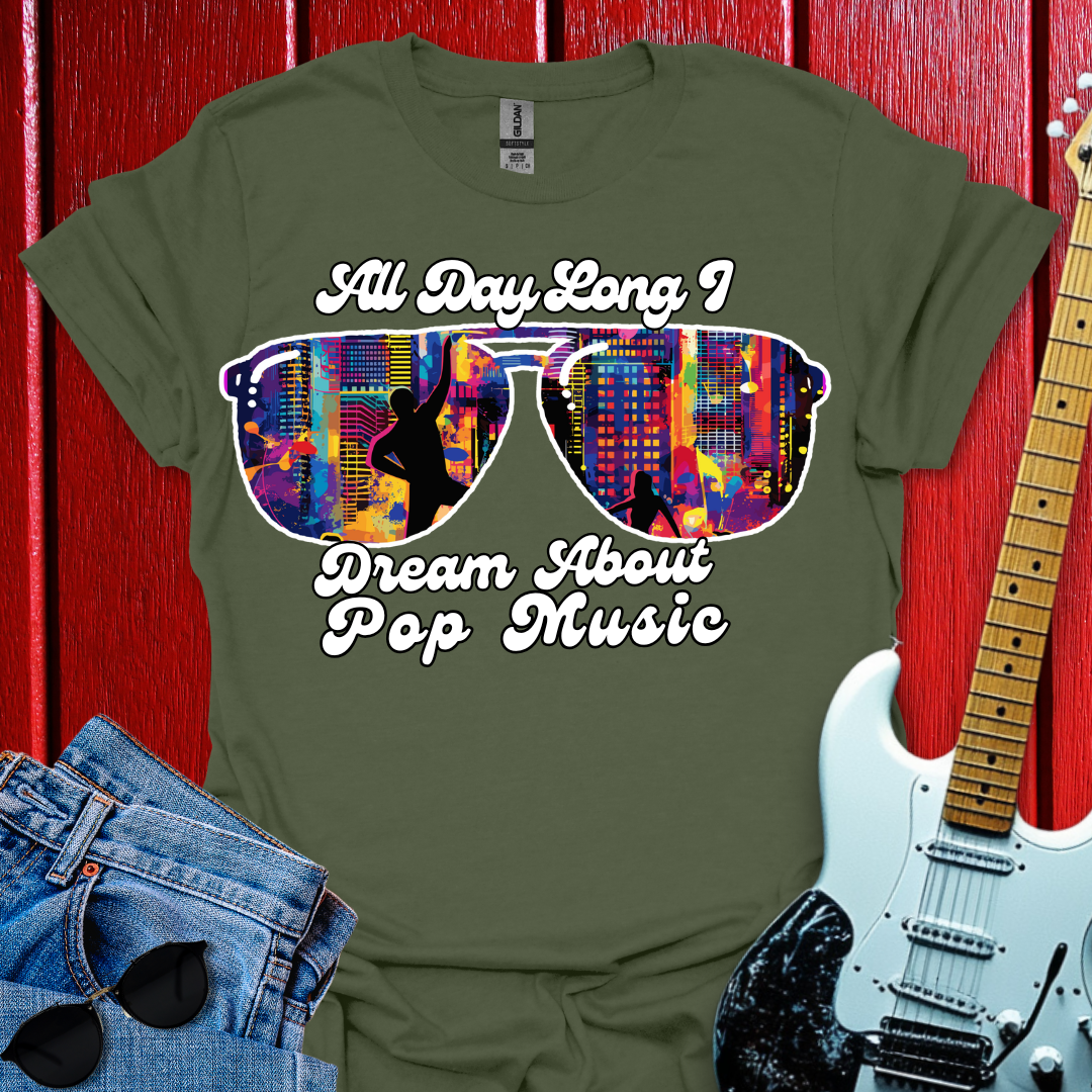 Pop Music All Day T-shirt