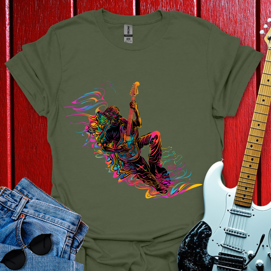 Psychedelic Guitar T-shirt