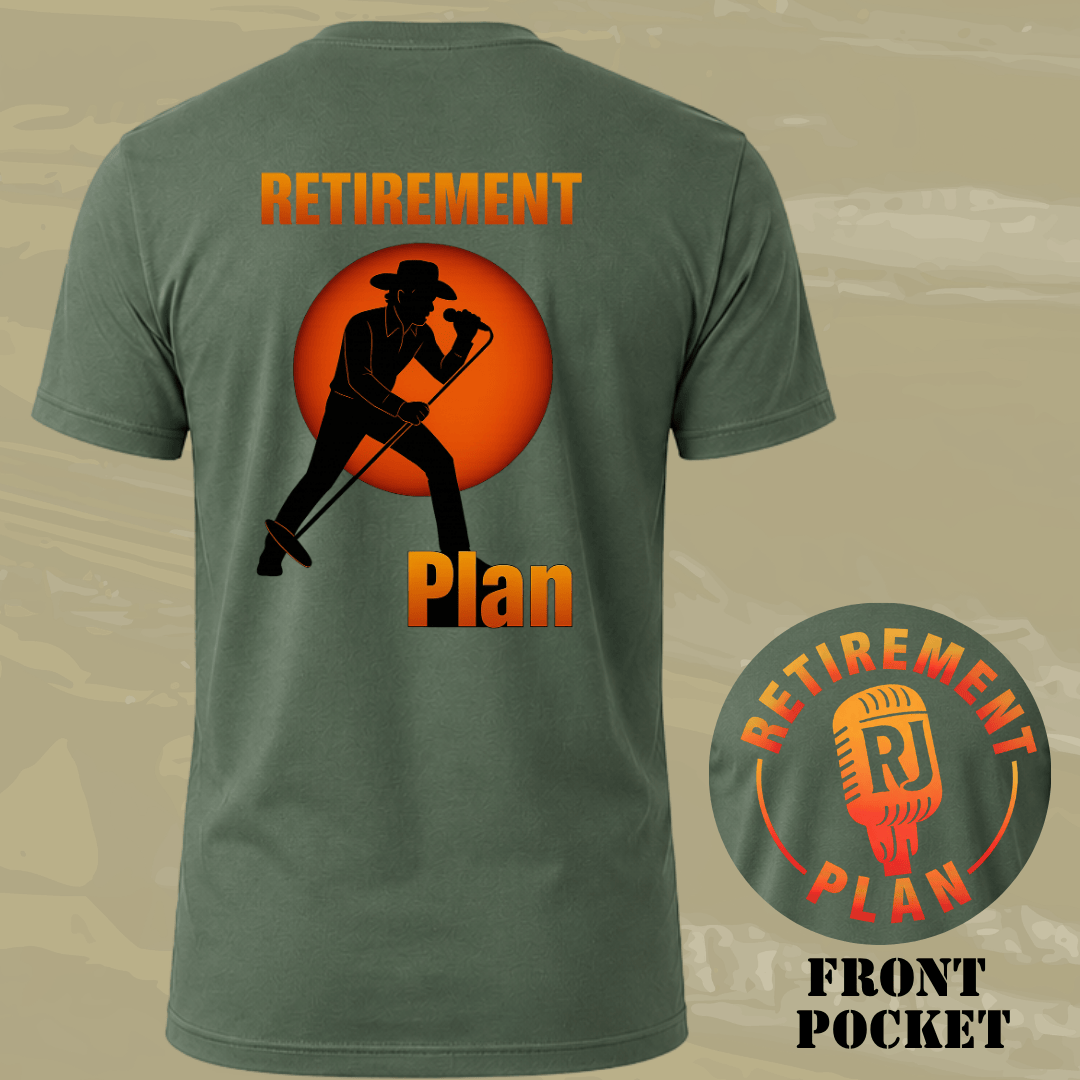 Retirement Cowboy Back T-shirt