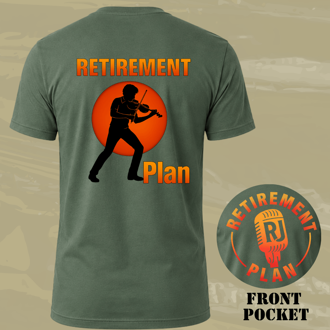 Retirement  Fiddler Back T-shirt