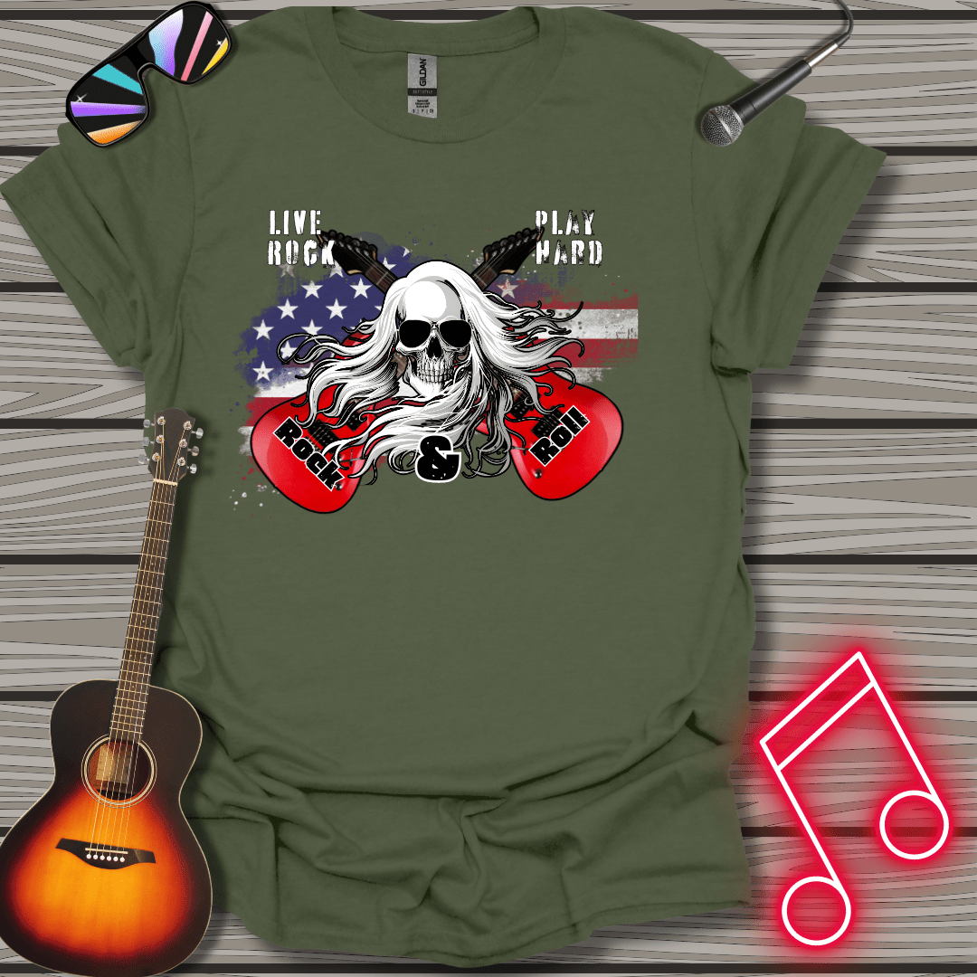 Rock & Roll Skull T-shirt