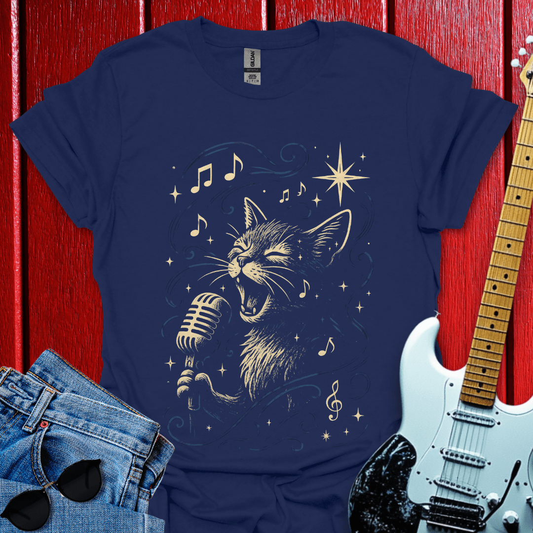Cat Sings T-shirt