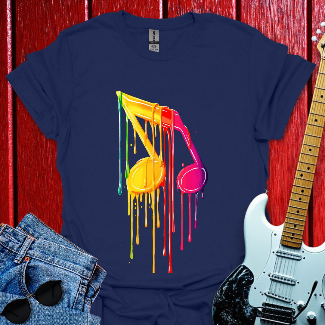 Colorful Beat Note T-shirt