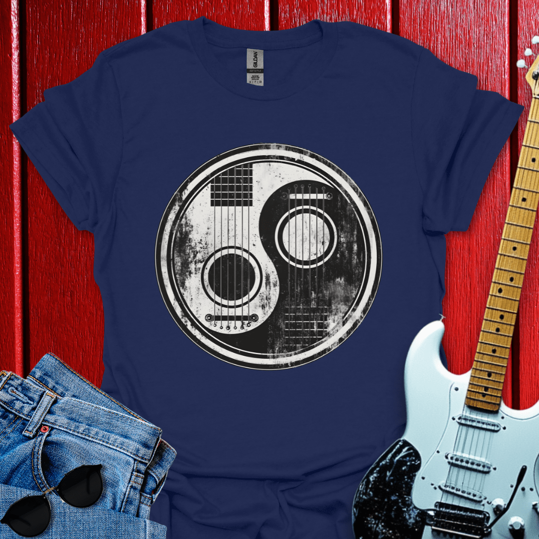 Distressed Yin/Yang T-shirt