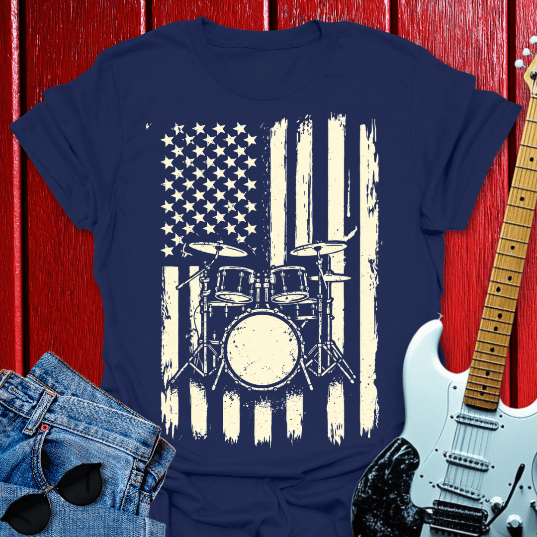 Drum Flag T-shirt