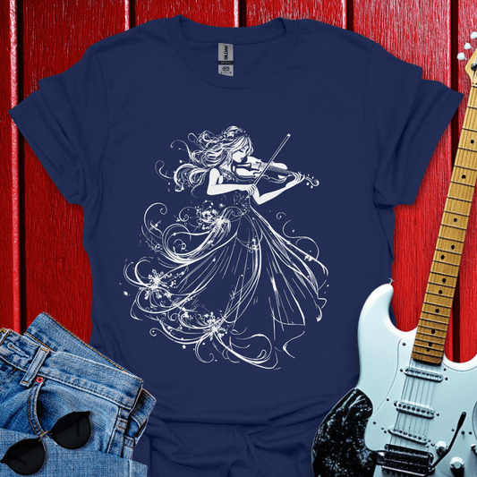 Elegant Violinist T-shirt