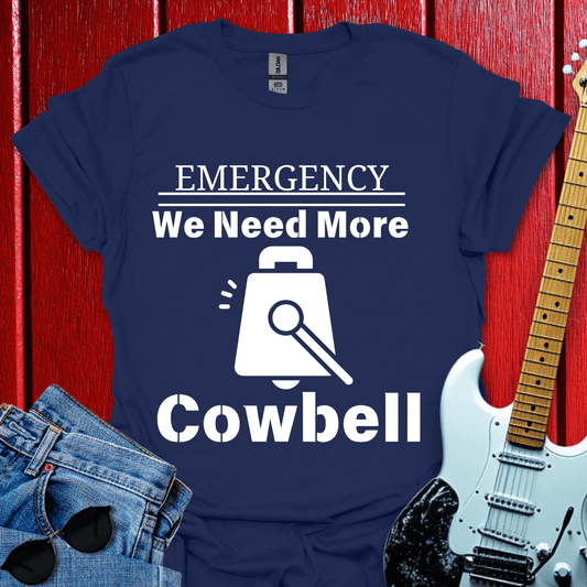 Emergency Cowbell T-shirt