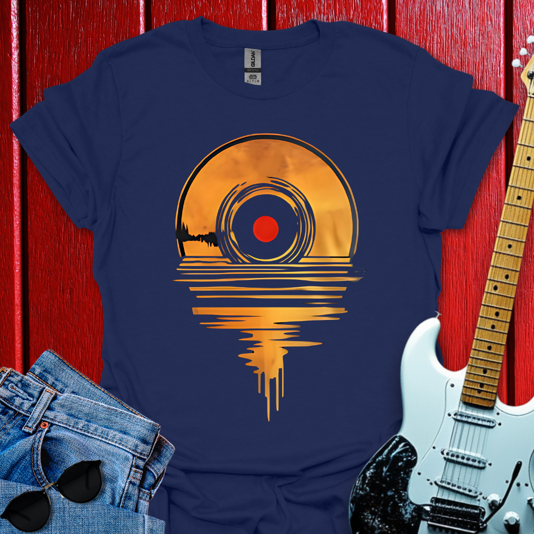 Golden Melting Record T-shirt