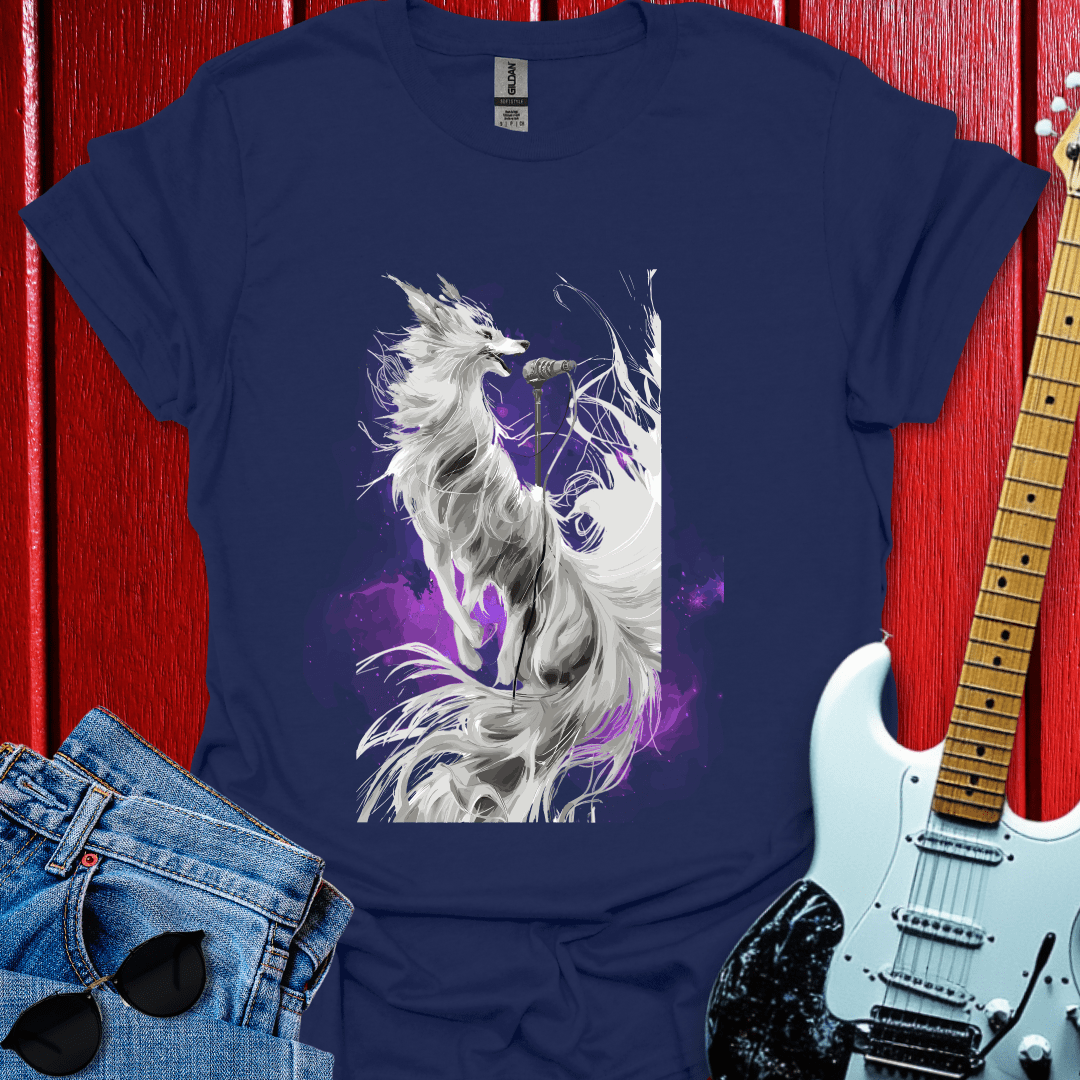 Japanese Fox Sings T-shirt