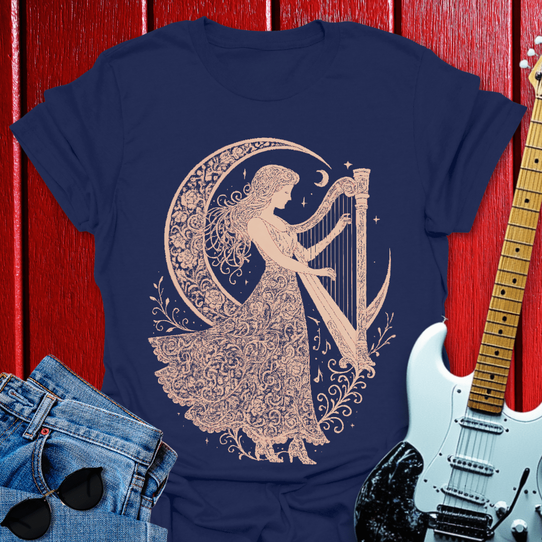 Moonlit Harp T-shirt