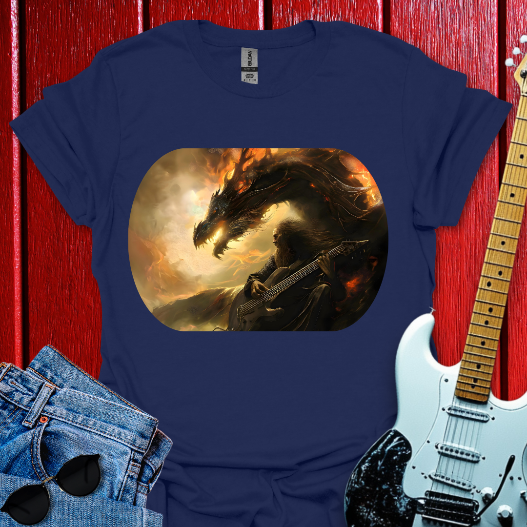 Musical Sage With Dragon T-shirt