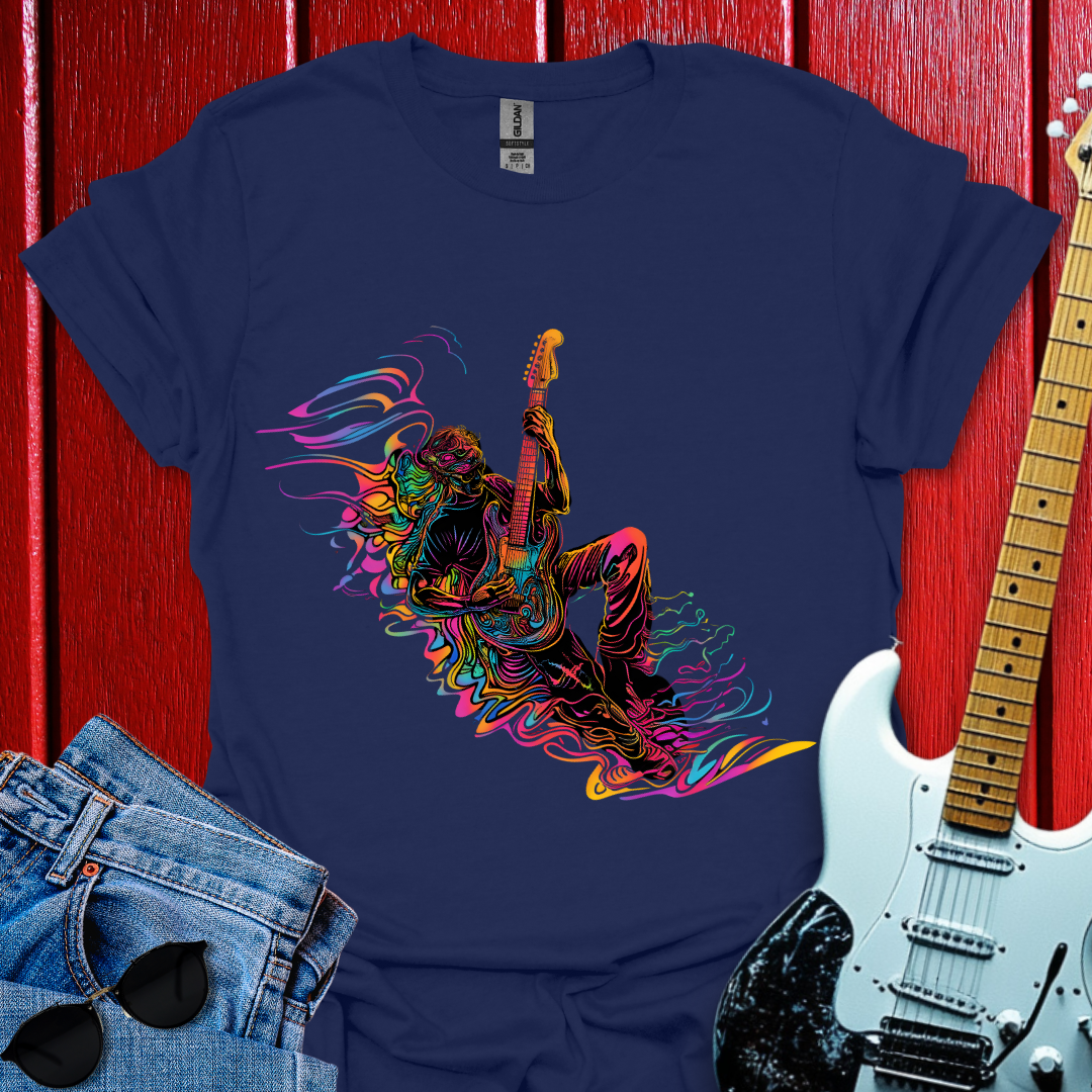 Psychedelic Guitar T-shirt