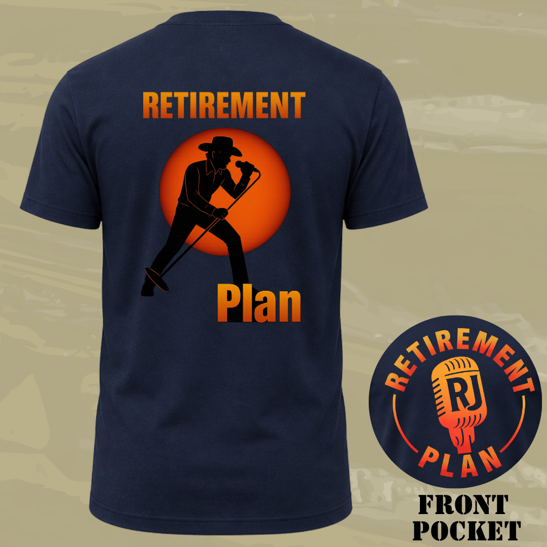 Retirement Cowboy Back T-shirt