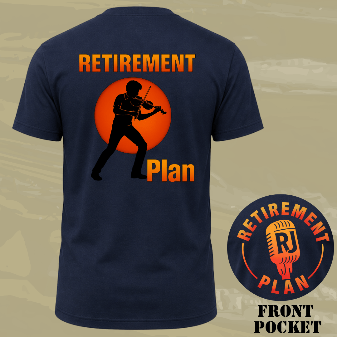 Retirement  Fiddler Back T-shirt