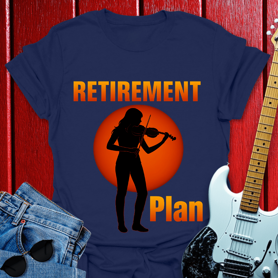 Retirement Violin T-shirt