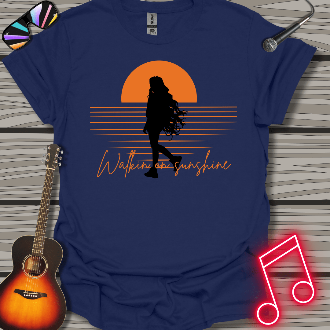 Woman Walking On Sunshine T-shirt