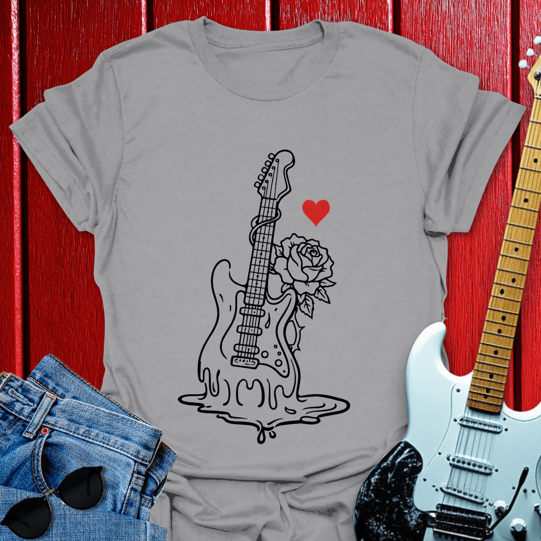 Rose Guitar T-shirt
