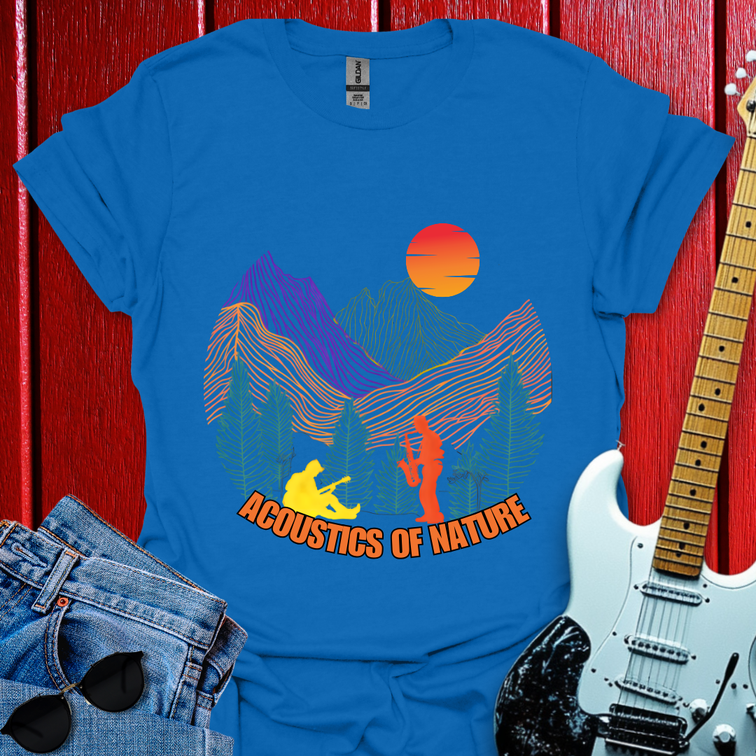 Acoustic Of Nature (Round) T-shirt