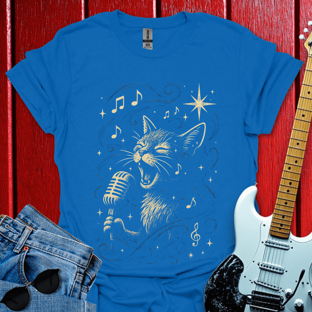 Cat Sings T-shirt