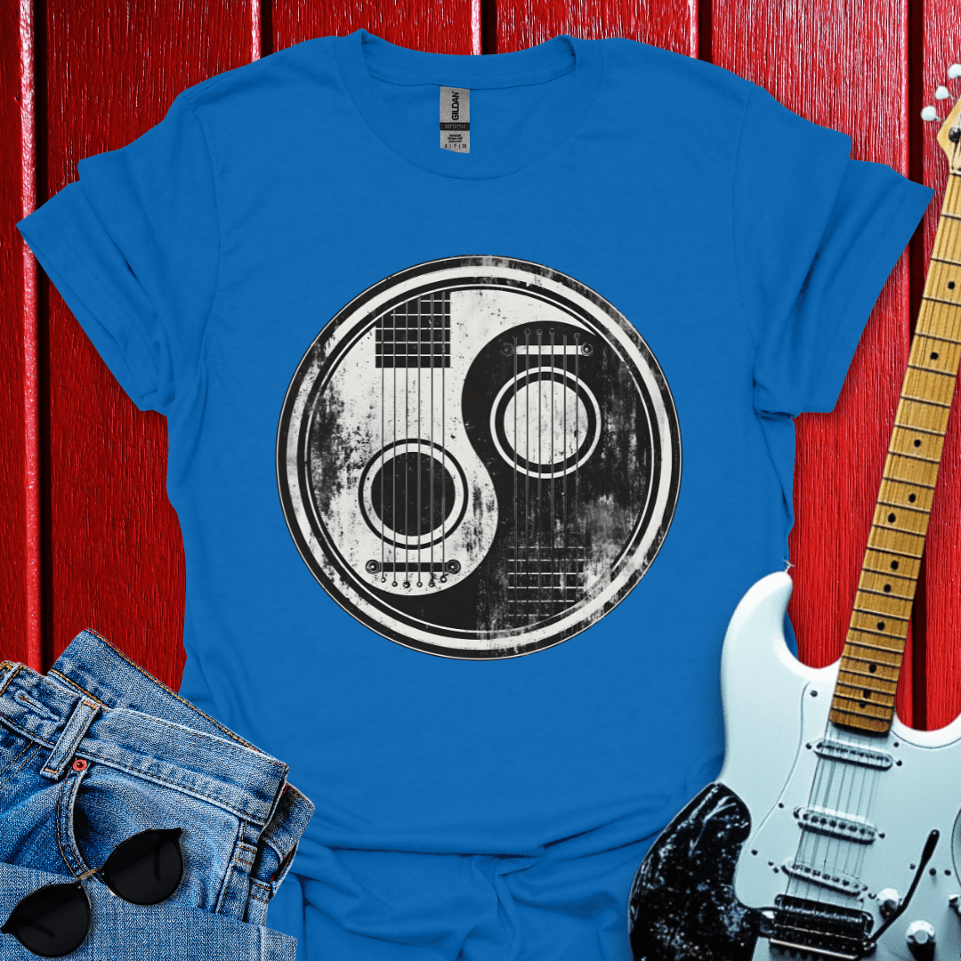 Distressed Yin/Yang T-shirt
