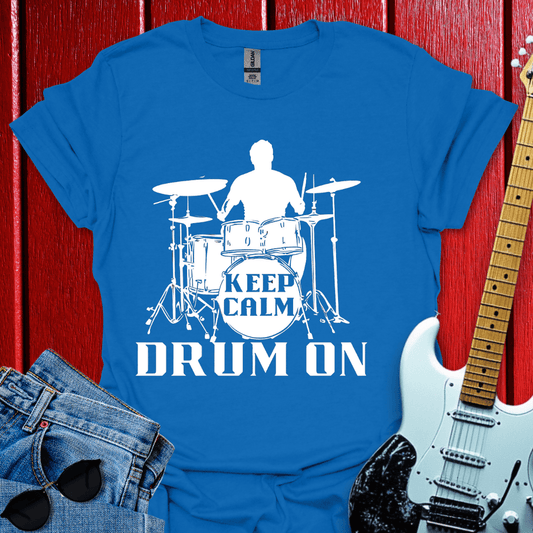 Drum On T-shirt