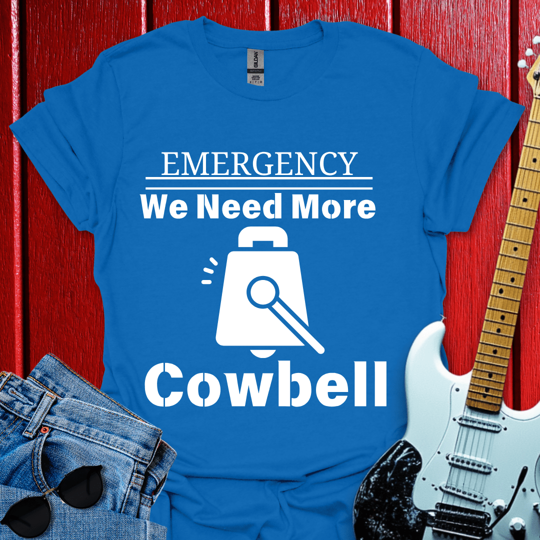 Emergency Cowbell T-shirt