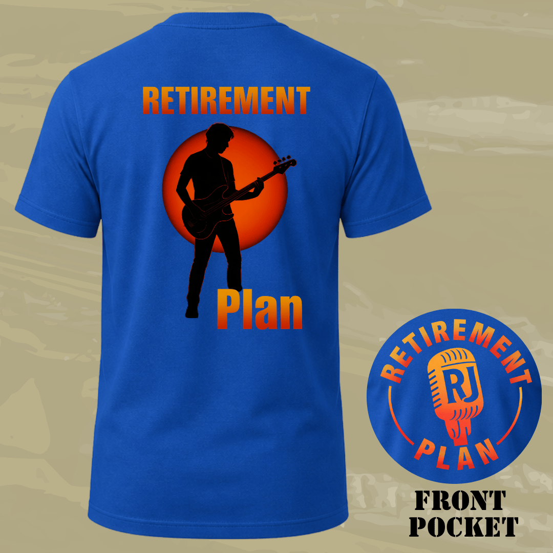 Retirement Bass Back T-shirt